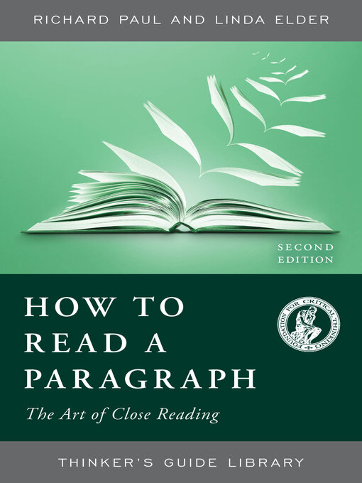 Title details for How to Read a Paragraph by Richard Paul - Available